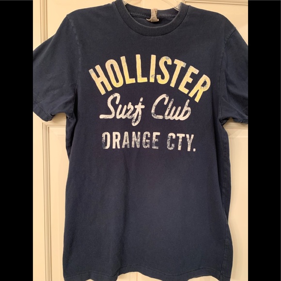 Men’s Hollister Navy T-Shirt - Picture 1 of 3